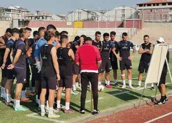 Bandırmaspor, Boluspor maçı öncesi hazırlıklarını sürdürüyor