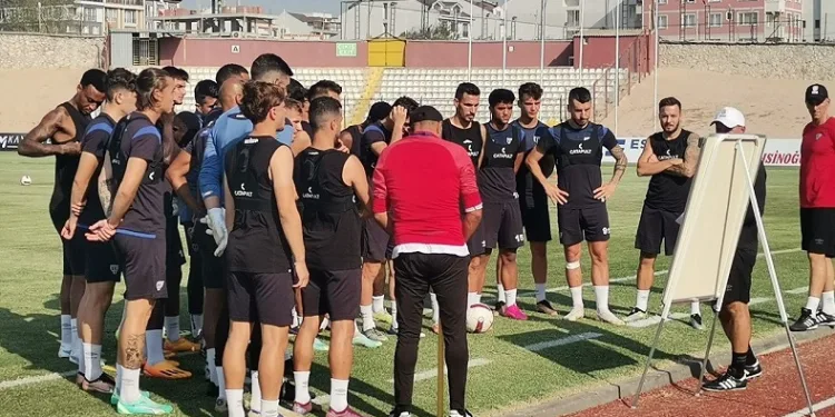 Bandırmaspor, Boluspor maçı öncesi hazırlıklarını sürdürüyor