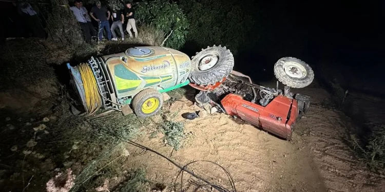 Bursa’da devrilen traktörün altında kaldı, hayatını kaybetti