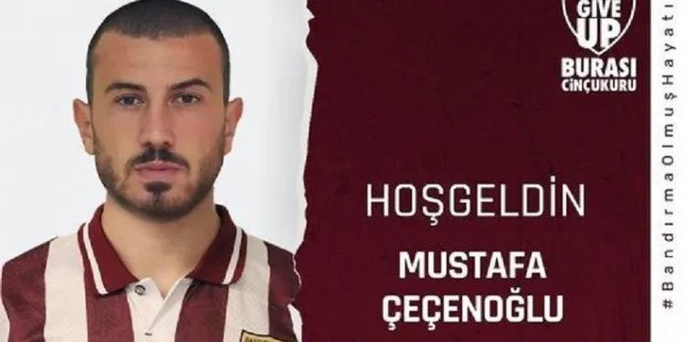 Bandırmaspor, Mustafa Çeçenoğlu ile 1 yıllık sözleşme imzaladı