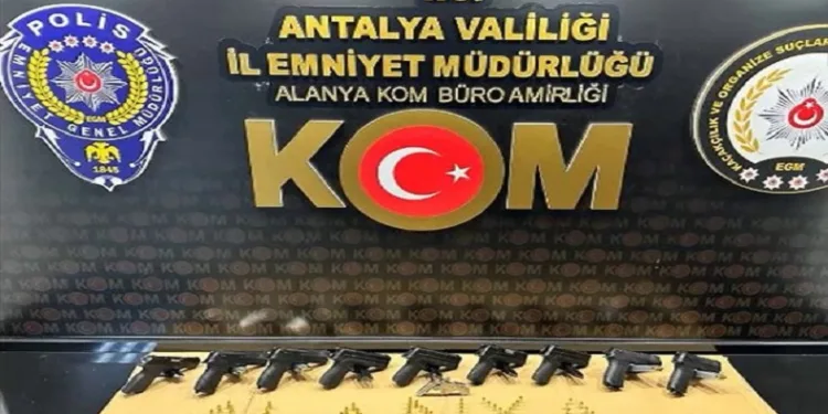Alanya’da silah ticaretine: 1 tutuklama