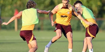 Galatasaray, Zalgiris maçı hazırlıklarını sürdürdü