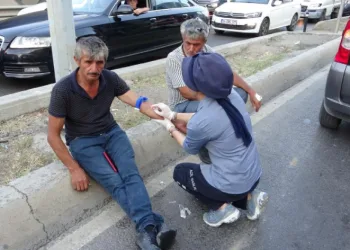 Hatalı dönüş kazayı beraberinde getirdi