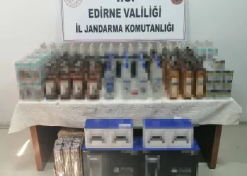 Edirne’de kaçakçılık operasyonu