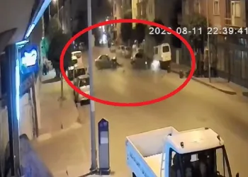 Ortalığın savaş alanına döndüğü kaza