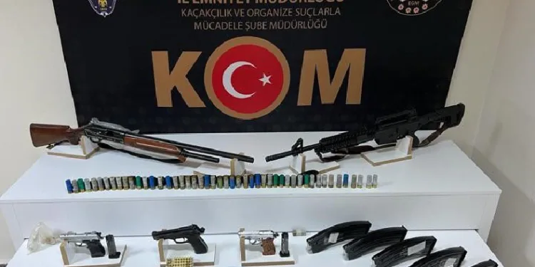 Elazığ’da silah kaçakçılığı operasyonu