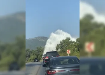 Ana isale hattı yine patladı
