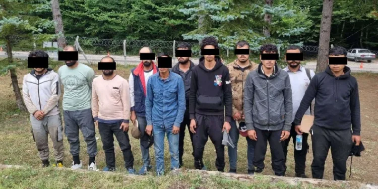 Kırklareli’nde 362 kaçak göçmen yakalandı
