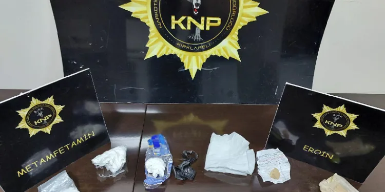 Kırklareli’nde uyuşturucu operasyonu