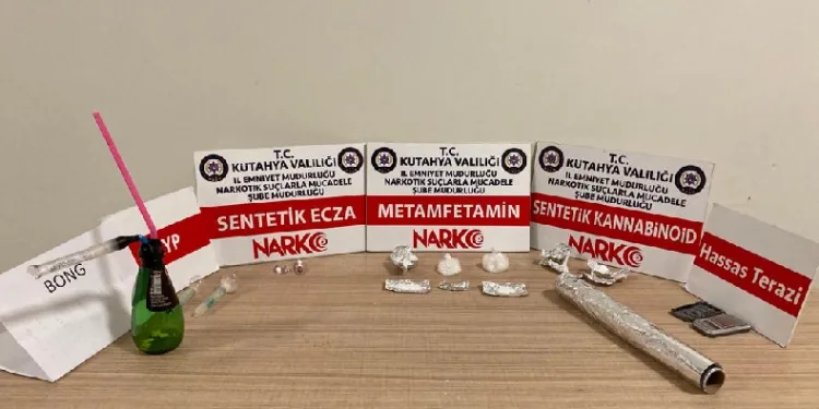 Kütahya’da uyuşturucu operasyonu