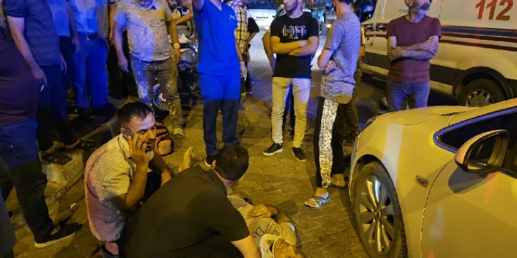 Adıyaman’da motosiklet ile otomobil çarpıştı