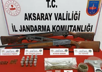 Aksaray’da uyuşturucu tacirine jandarma operasyonu