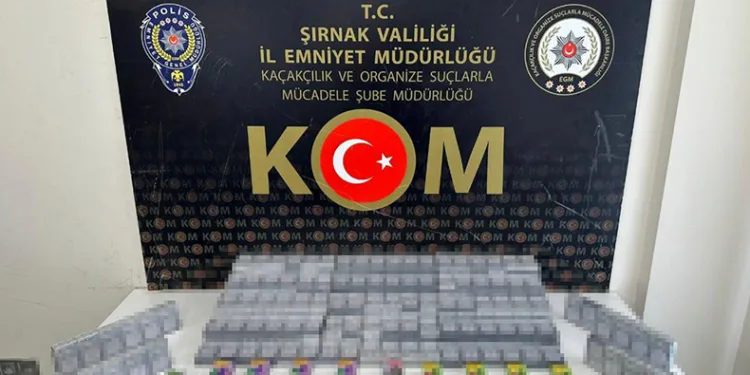 Şırnak’ta asayiş ve kaçakçılık operasyonu