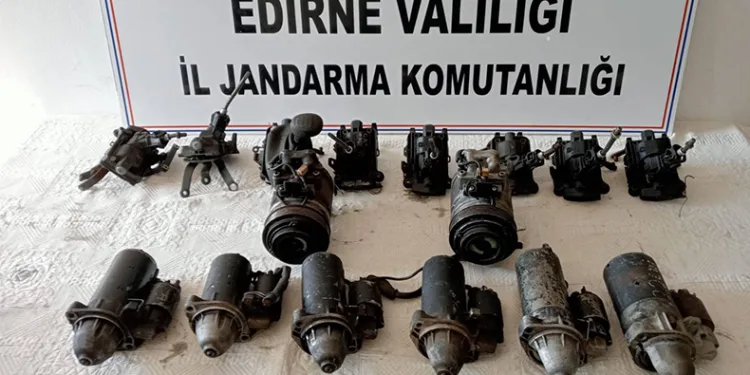 Araç şarj dinamosu ele geçirildi