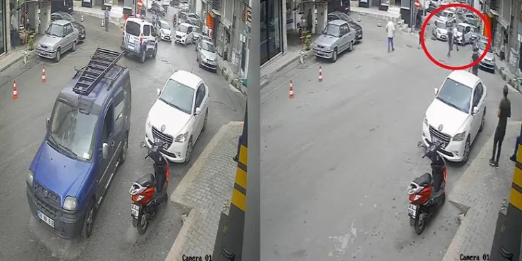 El frenini çekmeyi unutunca olanlar oldu