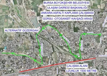 Ankara yolunda trafik düzenlemesi