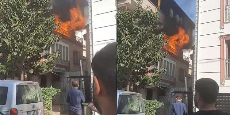 Bursa’da yangın paniği