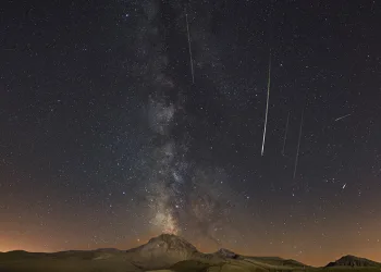 Erciyes’te Perseid Meteor Yağmuru