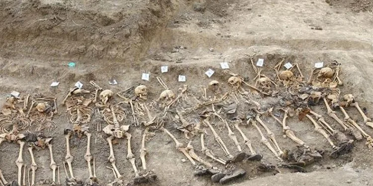Şuşa’da toplu mezar bulundu
