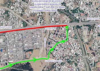 Büyükşehir’den Bursa – Ankara yolunda trafik düzenlemesi