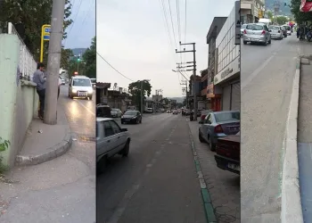 İnsanlar yürüyecek kaldırım bulamıyor