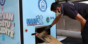 Yıldırım’da atık gıdalar mamaya dönüşüyor