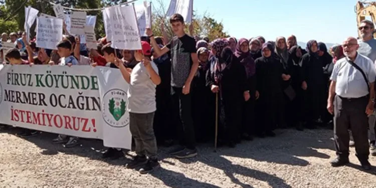 Orhaneli halkı suyunu, toprağını, ağacını koruyor