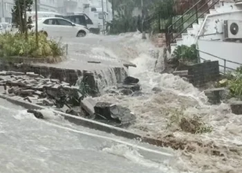 Samsun’da yollar göle döndü