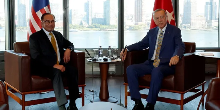 Cumhurbaşkanı Erdoğan, Malezya Başbakanı İbrahim’i kabul etti