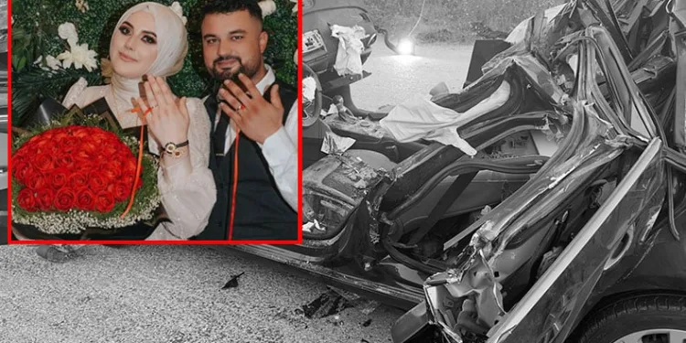 Yeni nişanlı çiftin acı sonu