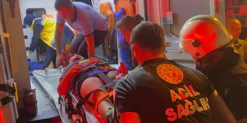 Bisikletli çocuk aracın altında kaldı