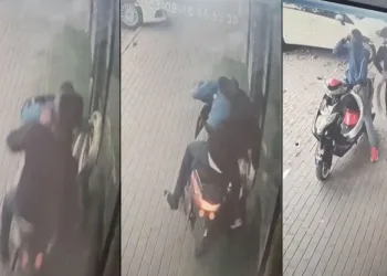 Bursa’da nalburun önünden tel çaldılar