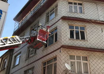 Elazığ’da otel yangını
