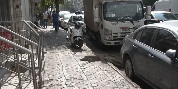 Gaza fazla basan sürücü başka bir aracın üzerine çıkt