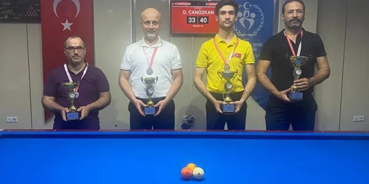 Bilardo İl Birinciliği tamamlandı