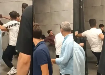 Bursa’da tekme ve yumruklar havada uçuştu