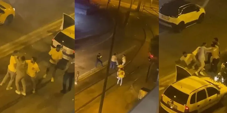 Kavga ettiler, domino taşı gibi devrildiler