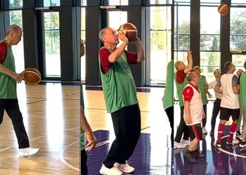 Cumhurbaşkanı Erdoğan’ın basketbol performansı