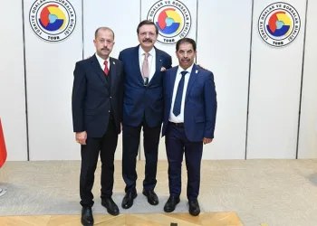 TOBB Başkanı Hisarcıklıoğlu’na ziyaret
