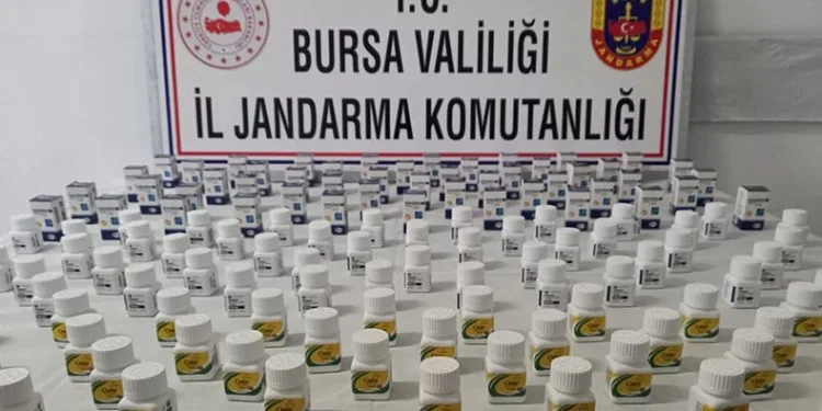 Bursa’da cinsel gücü arttırıcı ilaç operasyonu