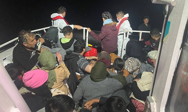 121 kaçak göçmen yakalandı