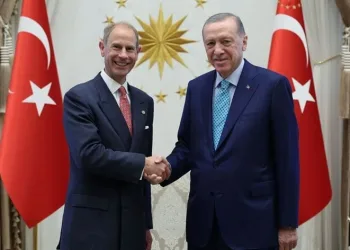 Cumhurbaşkanı Erdoğan, Prens Edward’ı kabul etti