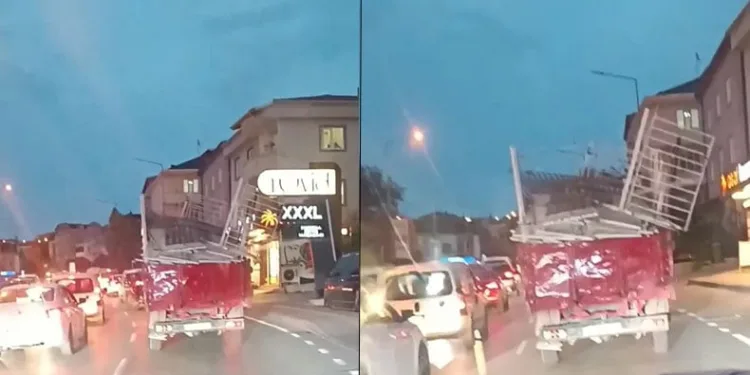 Bursa’da tehlikeli taşımacılık
