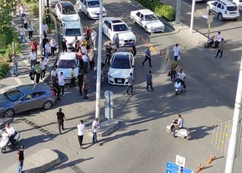 Şanlıurfa’da kadınların kavgası kamerada