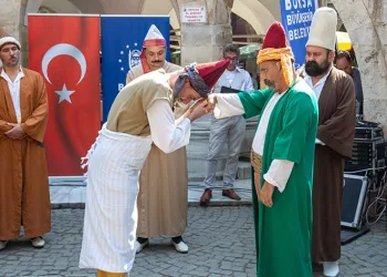 Ahilik geleneği Koza Han’da yaşatıldı
