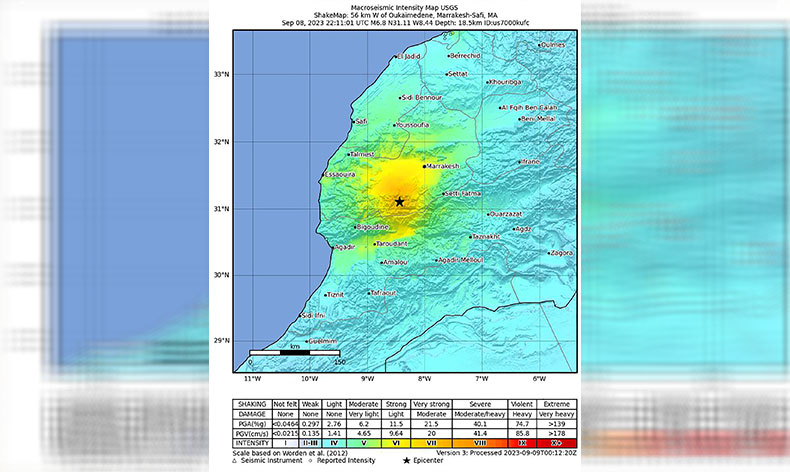 Fas'ta 7.2 büyüklüğünde deprem