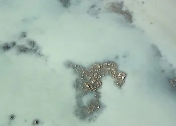 Kuraklıktan dolayı kalıntılar ortaya çıktı