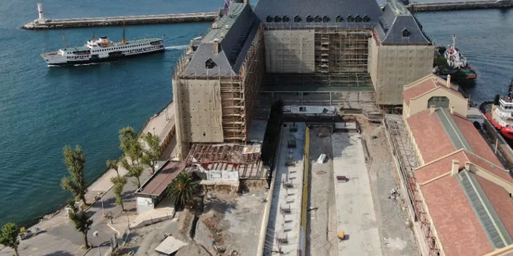 Haydarpaşa Garı’nda peronlarının yapımına başlandı