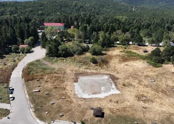 Sit alanına çakıl taşları döküldü