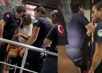 Sağlıkçıların asansörle imtihanı